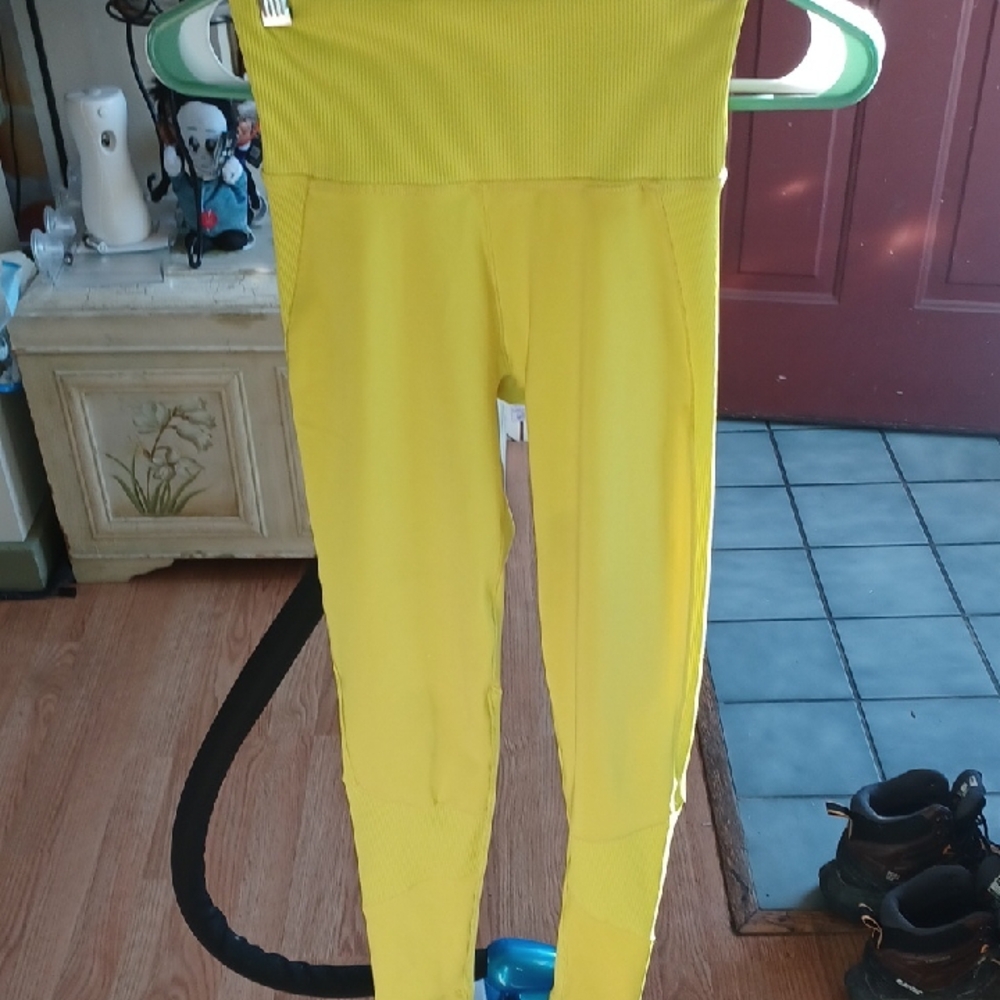Adidas Yellow Legging Great Summer Color